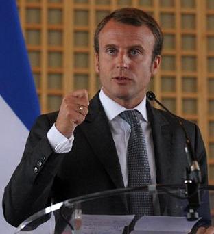 <em>Emmanuel Macron ,ministre de l'économie</em>