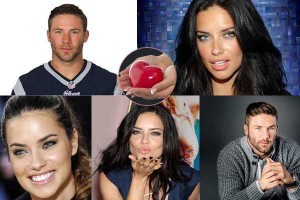 Après la rupture,Adriana lima main dans la main avec Julian Edelman