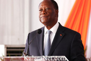 Alassane Ouattara lors d'un discours  – KalaraNet.com – Août 2016