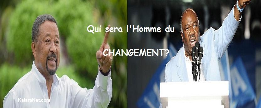 Le changement est le mot d'ordre des deux favoris à la présidentielle Jean Ping et Ali Bongo