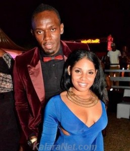 <em>Usain Bolt et Kesi Bennet</em>