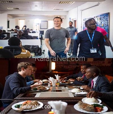 Du couscous, c'est ce qu'a mangé Mark Zuckerberg au Kenya