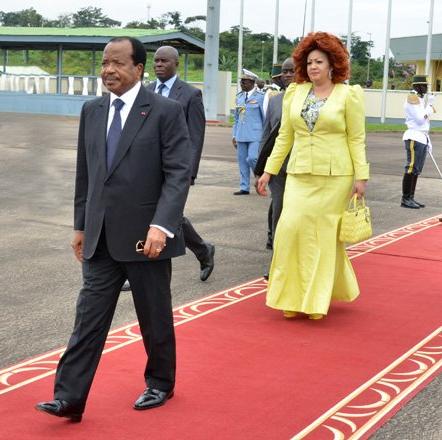 Paul Biya et son épouse à l'aéroport de Yaoundé - Nsimalen en route pour l'ONU
