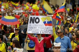 Les termes de l' accord de paix avec les FARC n'a pas séduit tous les colombiens