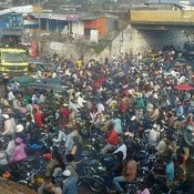 Une embouteillage à Douala