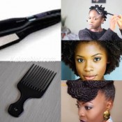 Les femmes noires et métisses ont les cheveux crépus