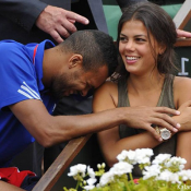 Jo-Wilfried Tsonga et sa compagne Noura attentent un enfant