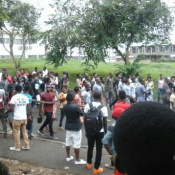Grève des étudiants à l' Université de Buea