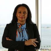 Isabel Dos Santos est la fille de l'ancien président de l'Angola